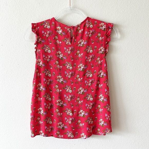 Everleigh Smocked Baby Doll Floral Sleeveless Top - Picture 4 of 8